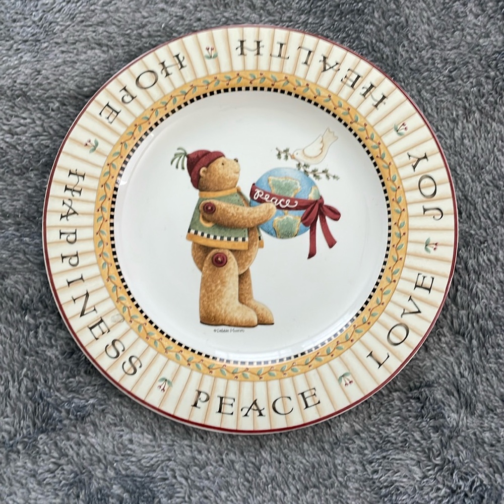 Debbie Mumm 2000 vintage “Joy to the World plate.